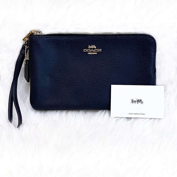 *NWOT* Coach Double Zip Wallet Wristlet - Picture 5 of 5